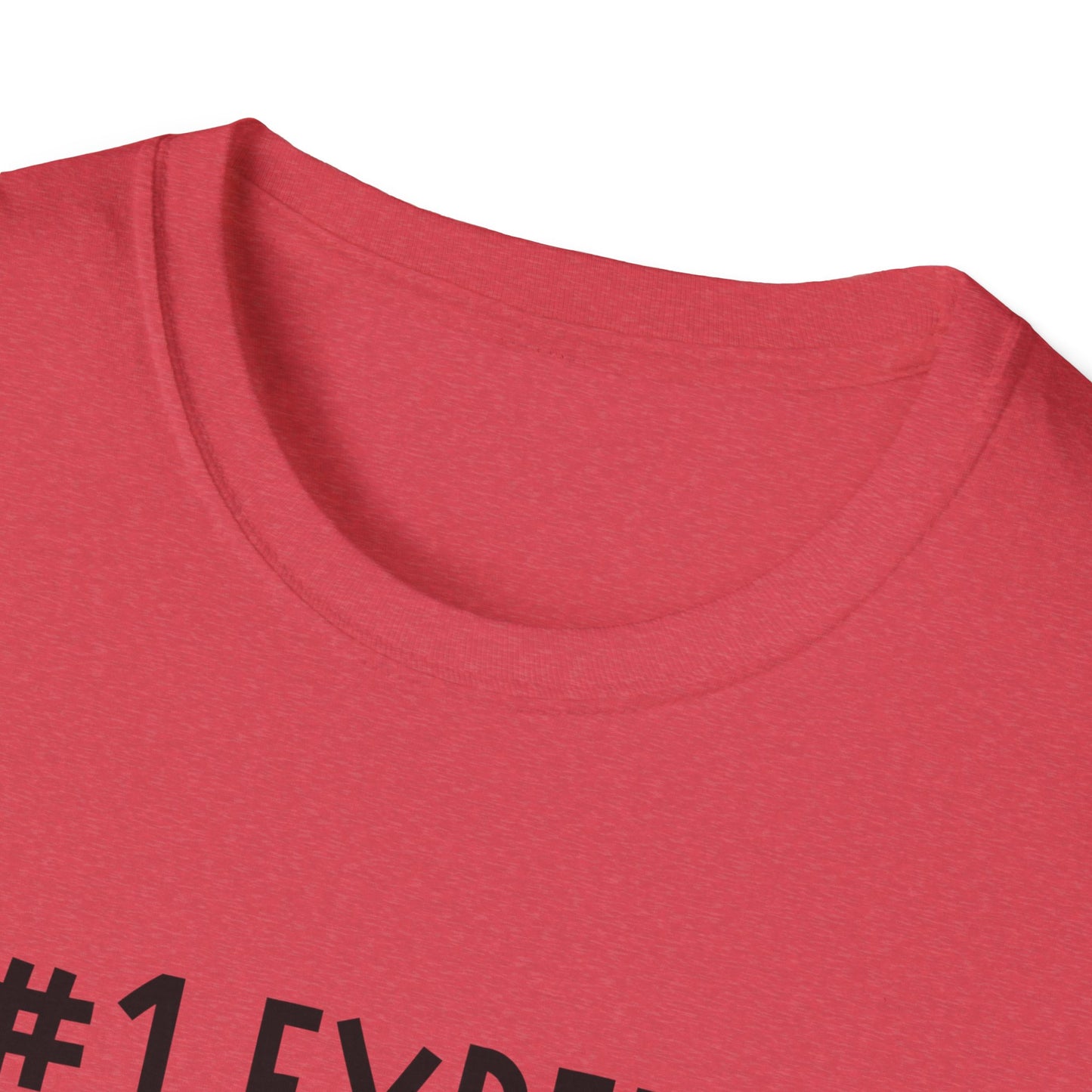 #1 Expert Right Here T-Shirt — Funny Confidence Tee