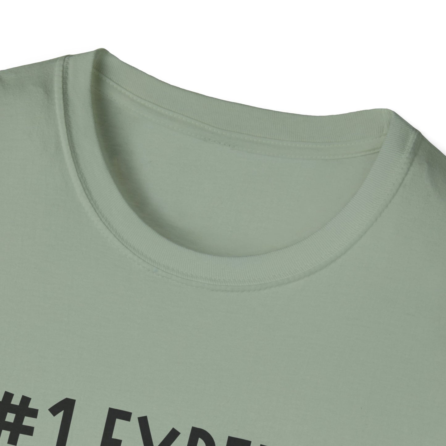 #1 Expert Right Here T-Shirt — Funny Confidence Tee
